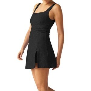 BEYOND YOGA | Tenniscore Athleisure Built-In Shorts Active Mini Dress